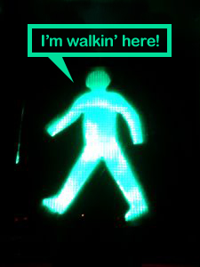 walk sign Walk sign