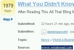Wise Bread article on Digg Wise Bread article on Digg