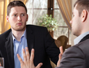 businessmen talking