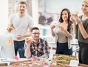 Coworkers finding simple ways to brighten each other's day