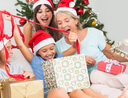 family opening gifts