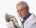 Doctor with money