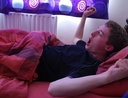 Man waking up