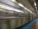 moving train