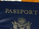 Passport with $50 bill