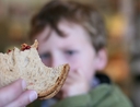 Kid with sandwich