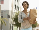 Woman saving big at 4 major discount supermarkets