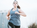 Woman making small lifestyle changes