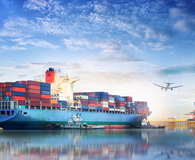 International Container Cargo ship