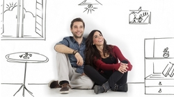 Couple dreaming of a home remodel