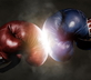 Republicans and Democrats in the campaign symbolized with Boxing