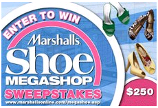 marshalls mega shoes giveaway