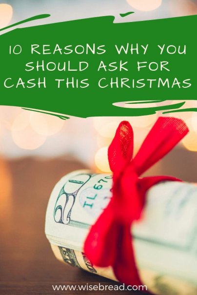 Not sure what presents you want for Christmas? Ask for the gift of cash, you will make money for the holidays, and you can spend it on some awesome and fun activities. Here are 10 reasons why cash is the best gift idea! | #stockingstuffers #cash #moneymatters #dollarbills