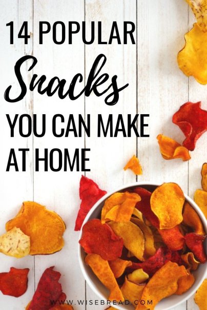 Did you know you can bake some great snacks at home? We’ve got the recipes for popular snacks you can DIY. | #snacks #vegetablechips #recipes