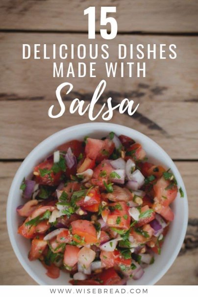 Love salsa? Whether you love green salsa, mild, spicy, medium or chunky salsa, we’ve got ways you can use salsa to make some delicious meals. Check out these 15 recipes that you can use salsa for! | #salsa #cheapfood #salsadip
