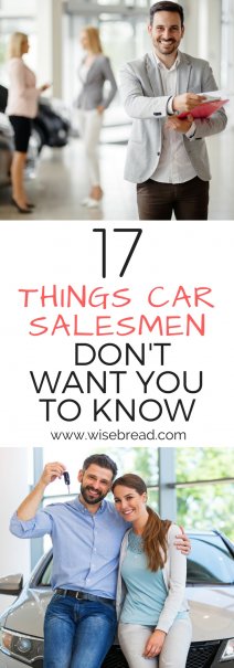 17 Things Car Salesmen Don't Want You to Know