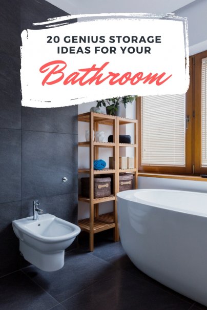20 Genius Storage Ideas for Your Bathroom