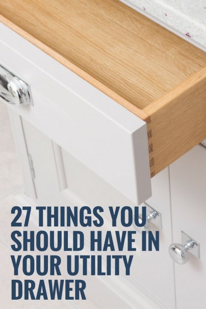 27 Things You Should Have in Your Utility Drawer
