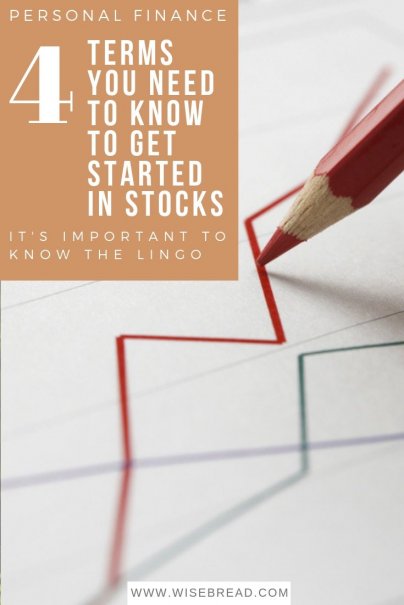 Thinking of investing? We’ve got the beginners tips, with 4 terms you need to know when you get started in stocks! | #investing #stocks #personalfinance 