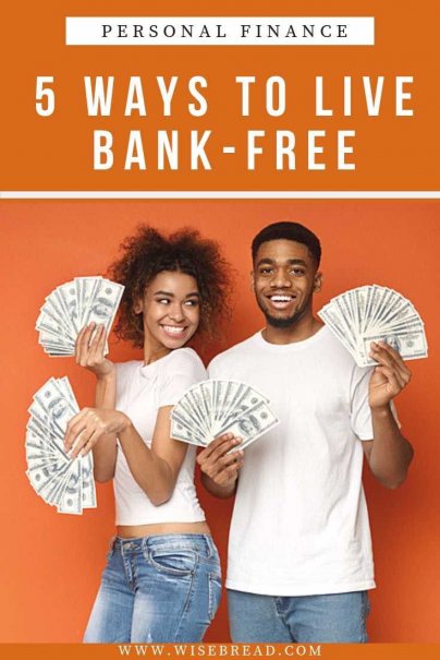 Want to take money matters into your own hands? Living a bank free life is a trend on the rise, learn how people do it with our finance tips and advice. | #banks #creditcards #moneytips