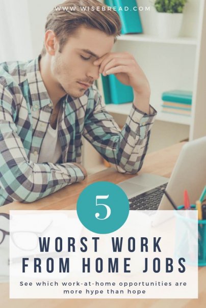 5 worst work from home jobs
