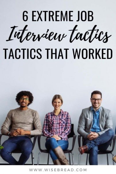 Do you have a job that you really want? We’ve got some extreme job interview tactics that could help you secure that job. #jobinterview #interview #interviewtips