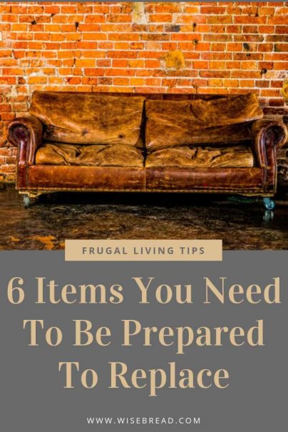 There are some big ticket items that you need to be prepared to someday spend money to replace. Here's what you need to know about when to replace your most expensive durable goods, and how you can save up money for these replacements without stress. | #budgeting #budgettips #moneytips