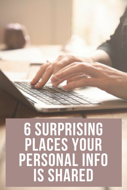6 Surprising Places Your Personal Info Is Shared