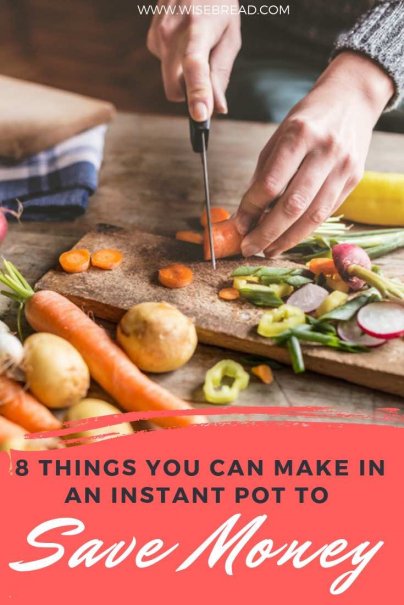 The instant pot can save you time and money when it comes to planning and preparing meals. You can make these everyday simple and easy recipes in your pot, from french toast, to dog food, to vanilla extract her are eight items to try!  #frugalliving #recipes #instantpot