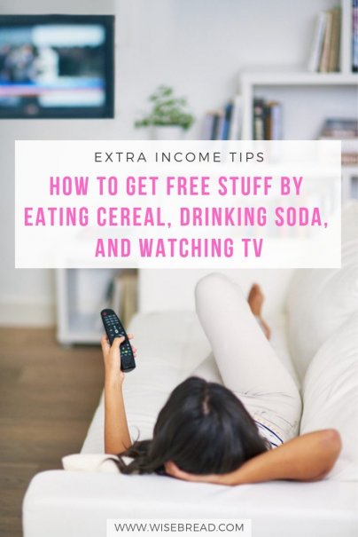 Get Free Stuff by Eating Cereal, Drinking Soda, and Watching TV