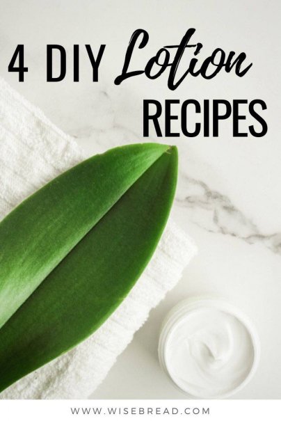 A great alternative to buying lotion is making your own. Not only can you avoid unwanted chemicals, but many of the lotion recipes will save you money because the products are cheaper. Here are some easy, simple lotion recipes to try! | #lotion #DIY #Selfcare