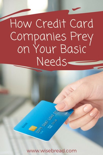 How Credit Card Companies Prey on Your Basic Needs
