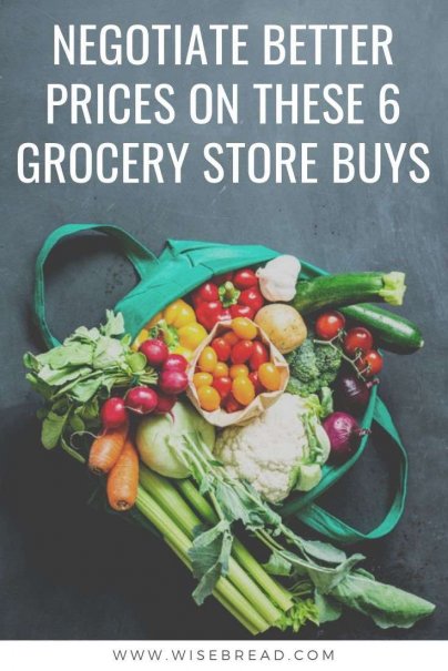 Did you know that you can negotiate at the grocery store? If you know what grocery items to look for, and have the proper negotiating strategy in place, it can be successfully done. Here are some items worth negotiating, along with tips to make it happen. | #negotiating #frugalliving #frugalhacks