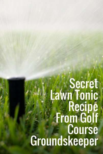 Tonic Recipe From Golf Course Groundskeeper