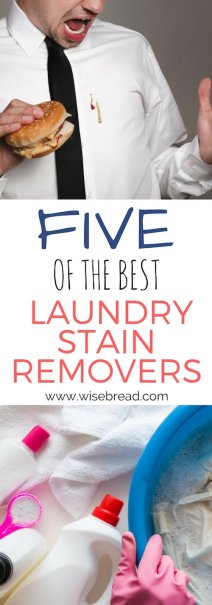 The 5 Best Laundry Stain Removers