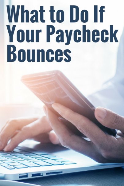 What to Do If Your Paycheck Bounces