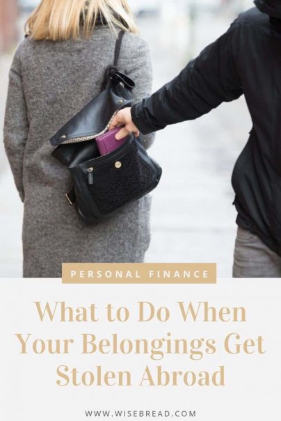 No one wants to face the dreaded day when their belongings get stolen, and especially not when traveling abroad. But when it does, follow our tips and steps to set everything right. | #traveltips #stolenbelongings #travelhacks