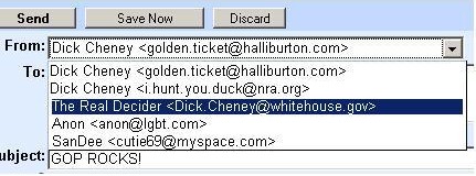 dick cheney email