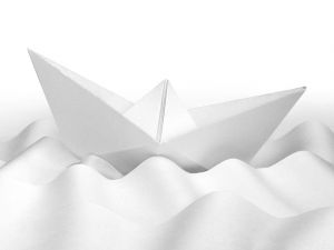 Origami boat